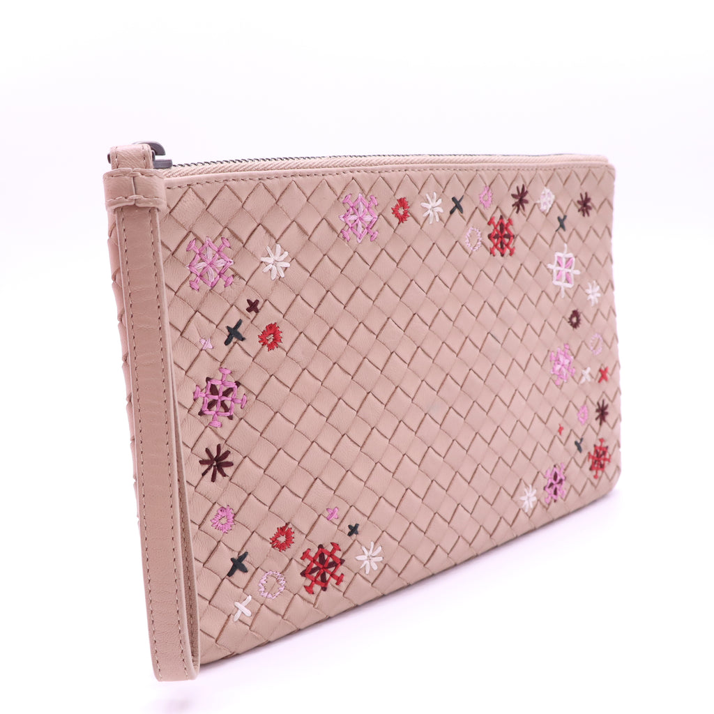 Meadow Flower Pouch Intrecciato Nappa Twins W21471