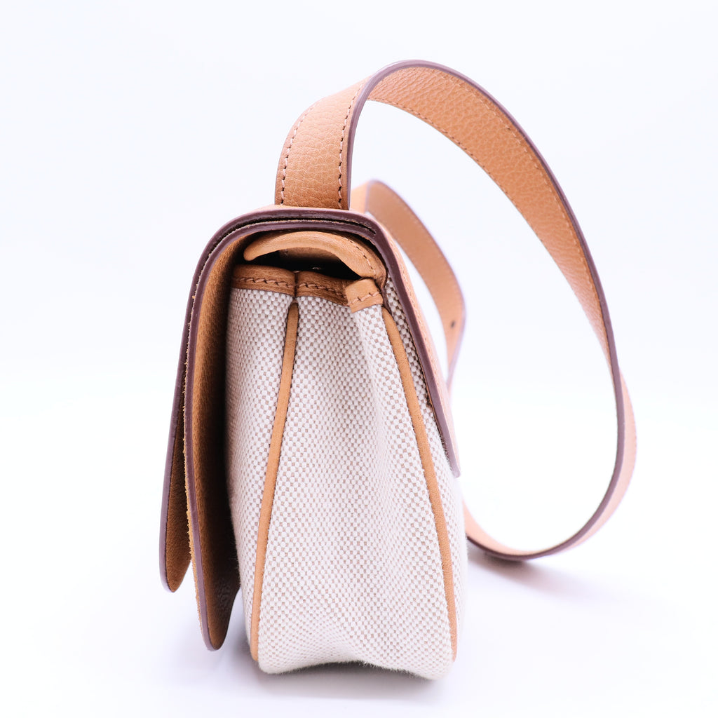 Colorado Handbag Leather and Toile