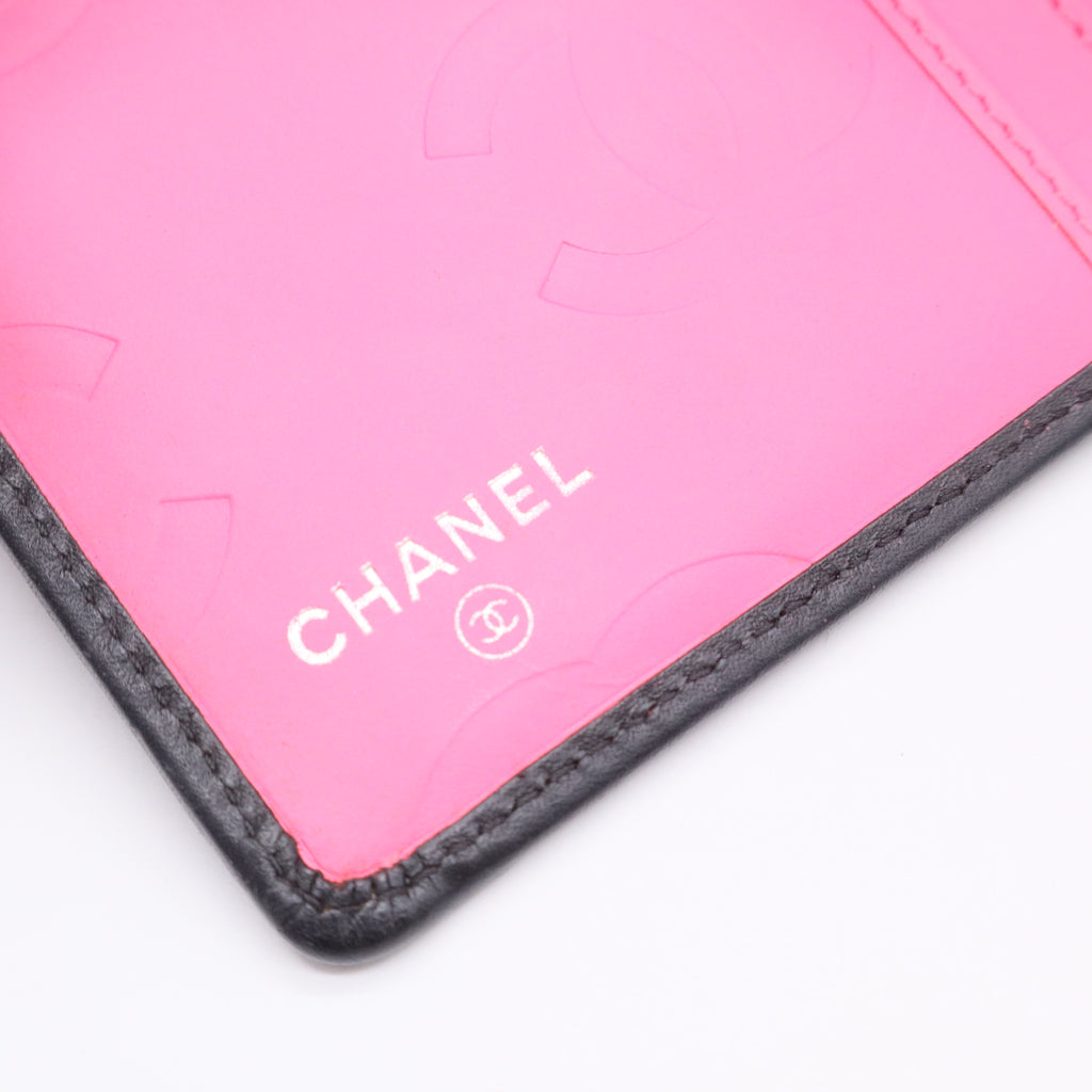 Cambon Zipped Pocket Wallet Quilted Lambskin Small Gisel