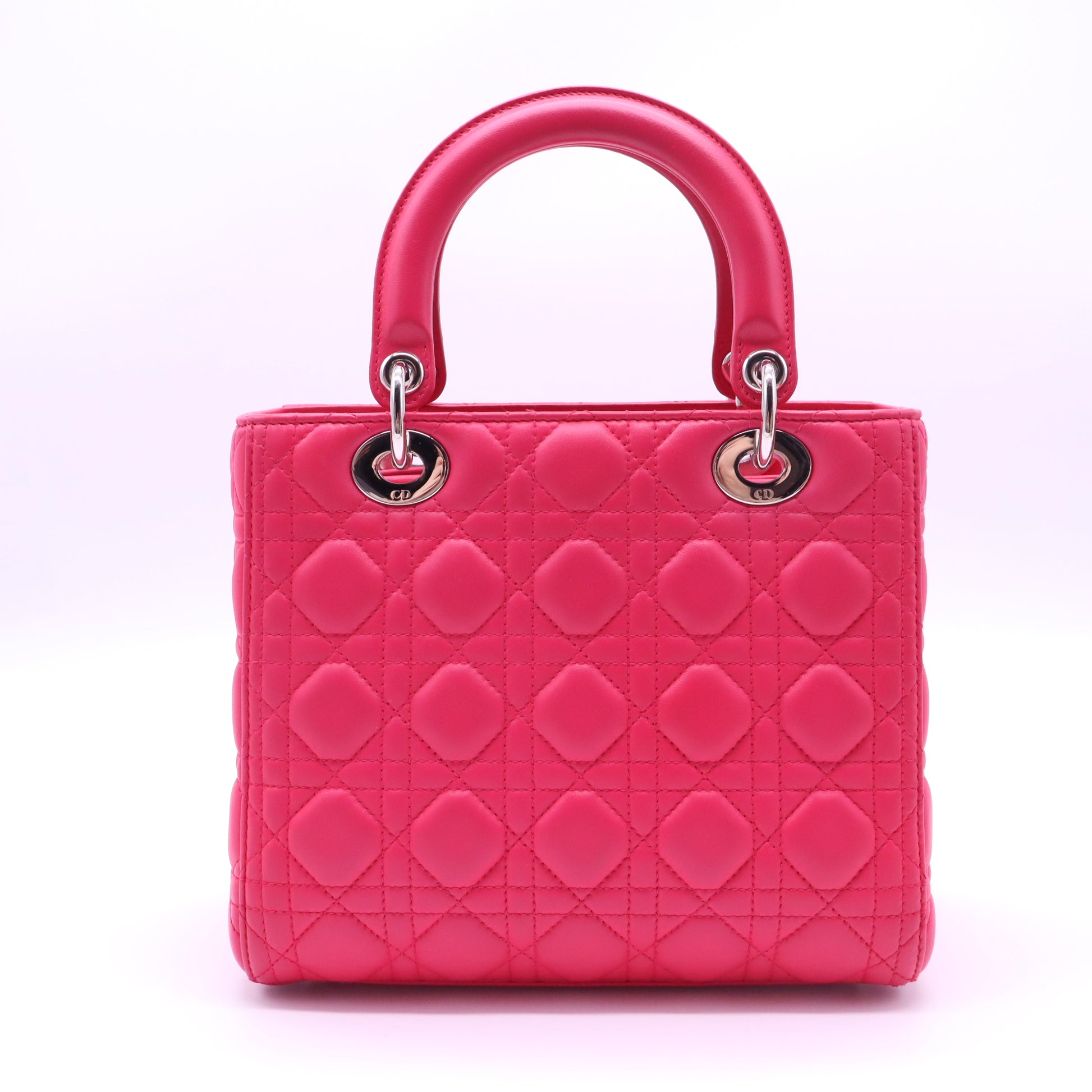 Lady Dior Bag Cannage Quilt Lambskin Medium  B21582