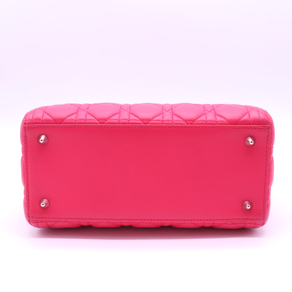 Lady Dior Bag Cannage Quilt Lambskin Medium  B21582