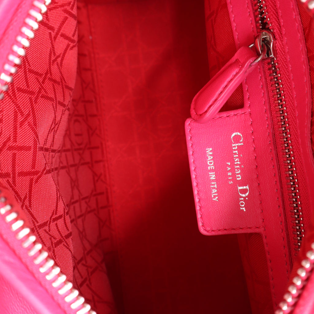 Lady Dior Bag Cannage Quilt Lambskin Medium  B21582