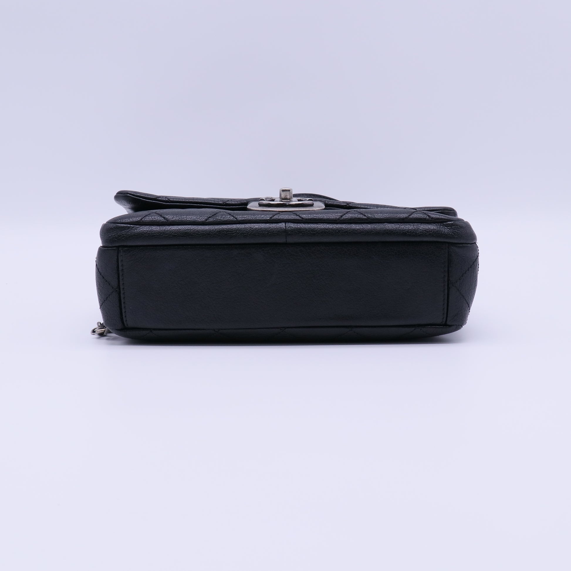 Double Carry Chain Waist Bag Quilted Goatskin Twins LDJ3999