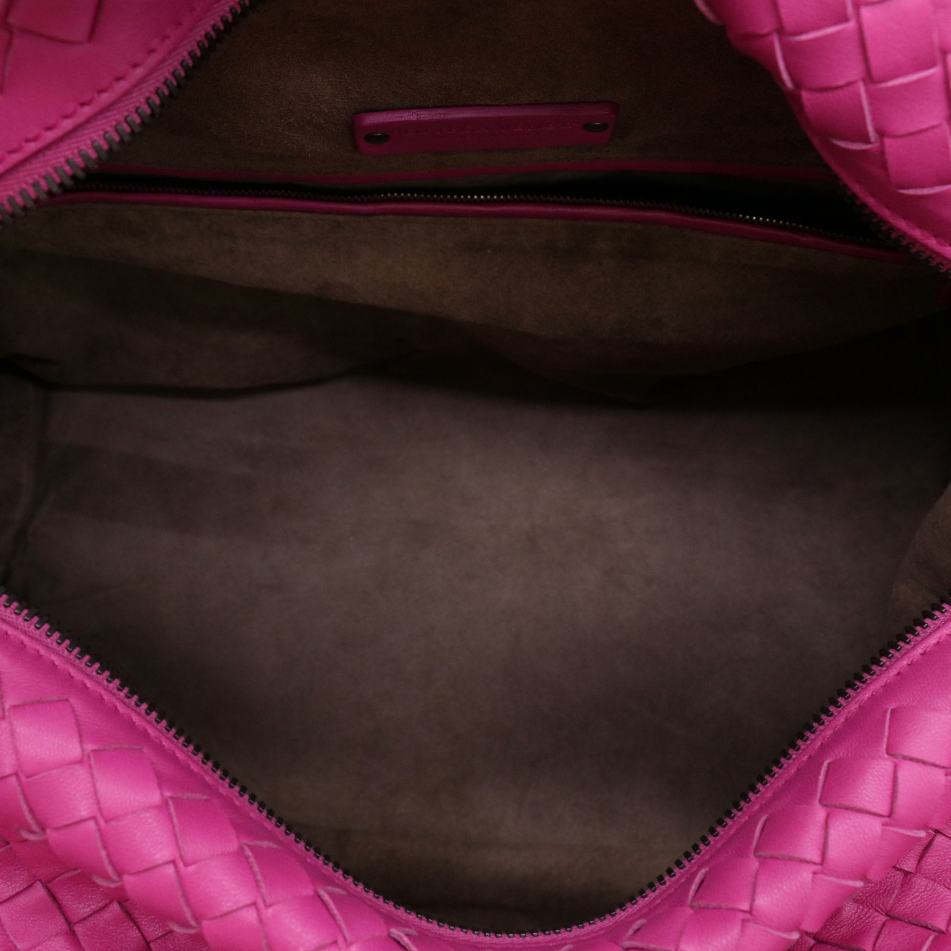 Bottega Veneta Pink Intrecciato Woven Nappa Leather Brick Bag twins LDZ250