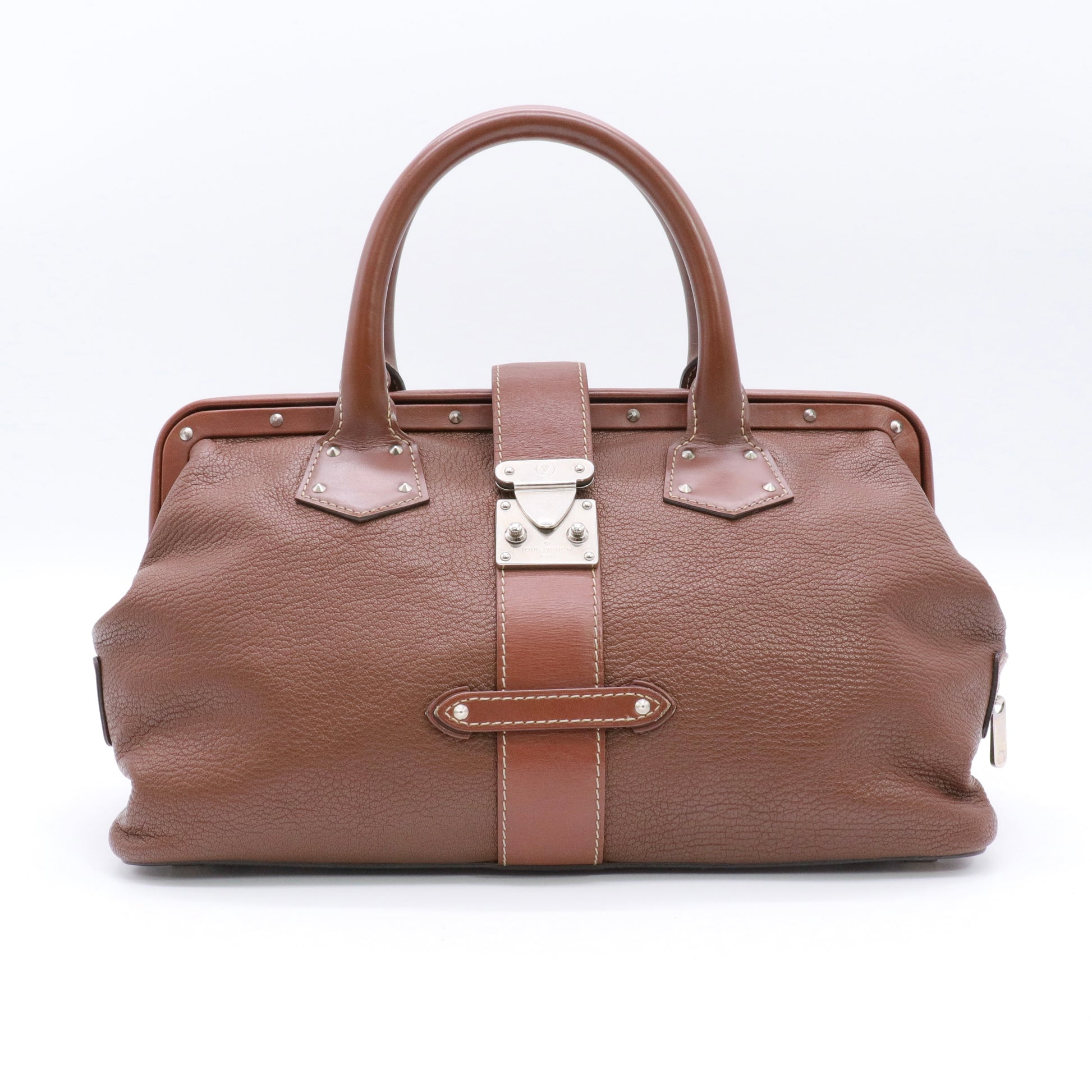 Brown Suhali Leather L'Ingenieux PM Bag twins