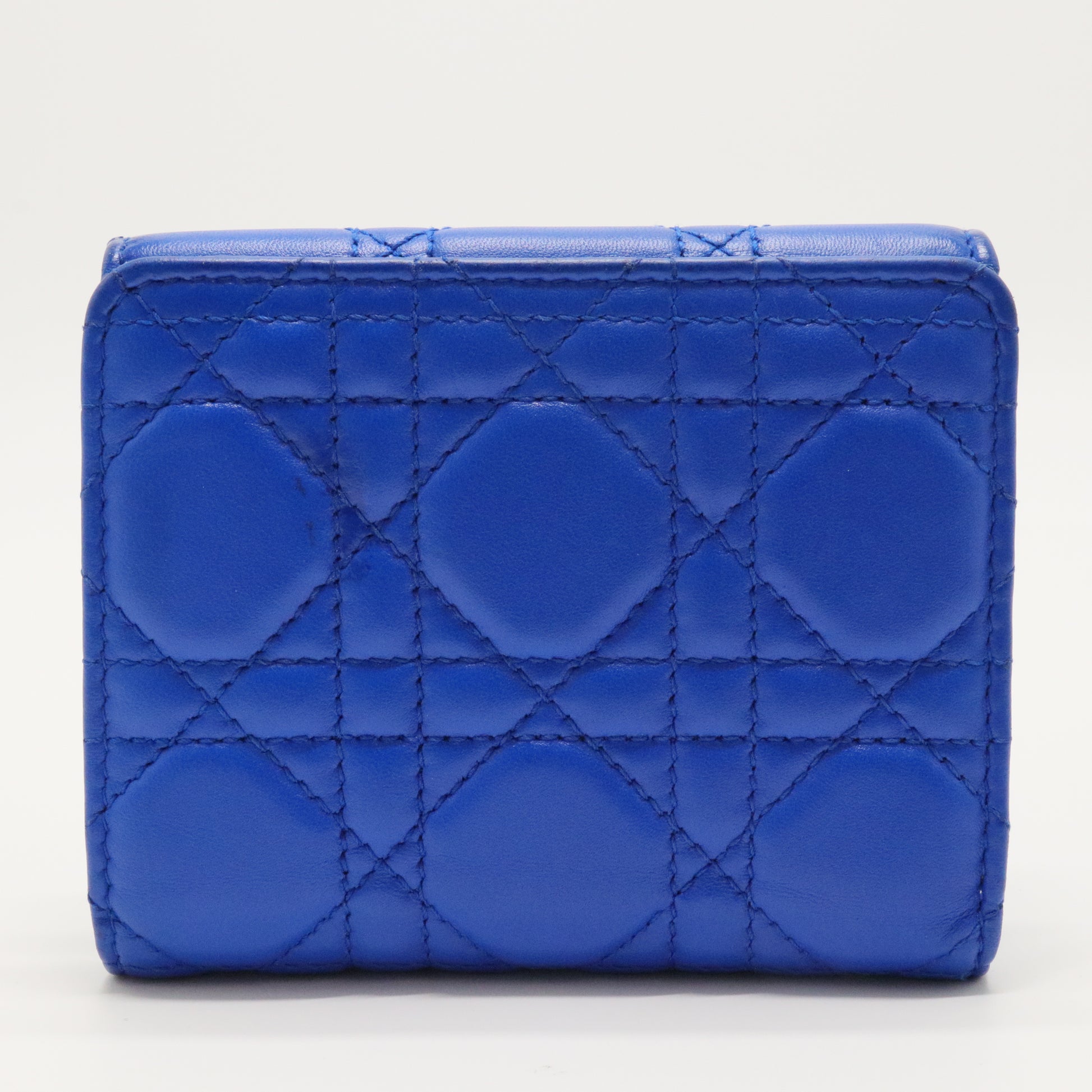 Lambskin Cannage Dioraddict Flap Wallet