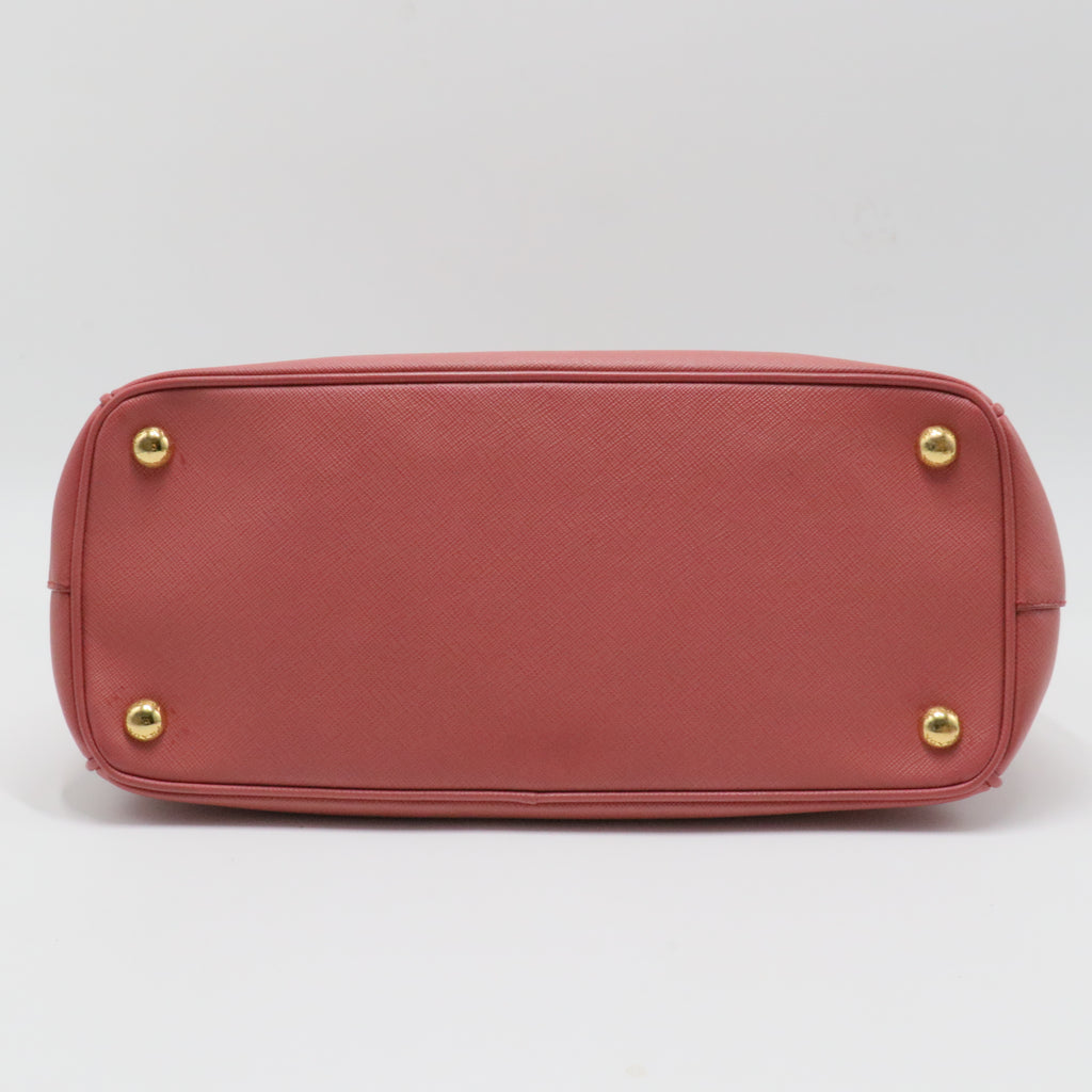 Galleria Double Zip Tote Saffiano Leather Small