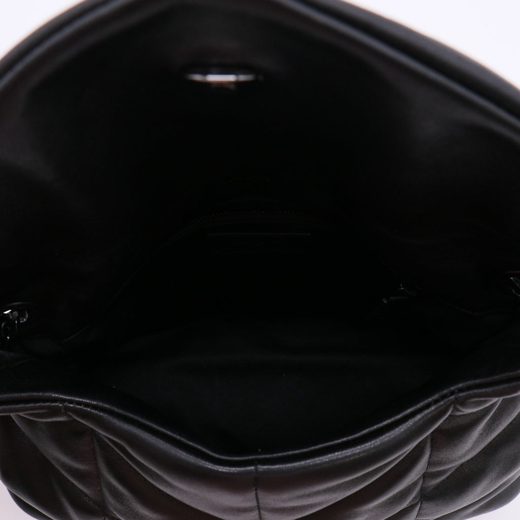 Loulou Puffer Shoulder Bag Quilted Leather Small Twins LDZ259