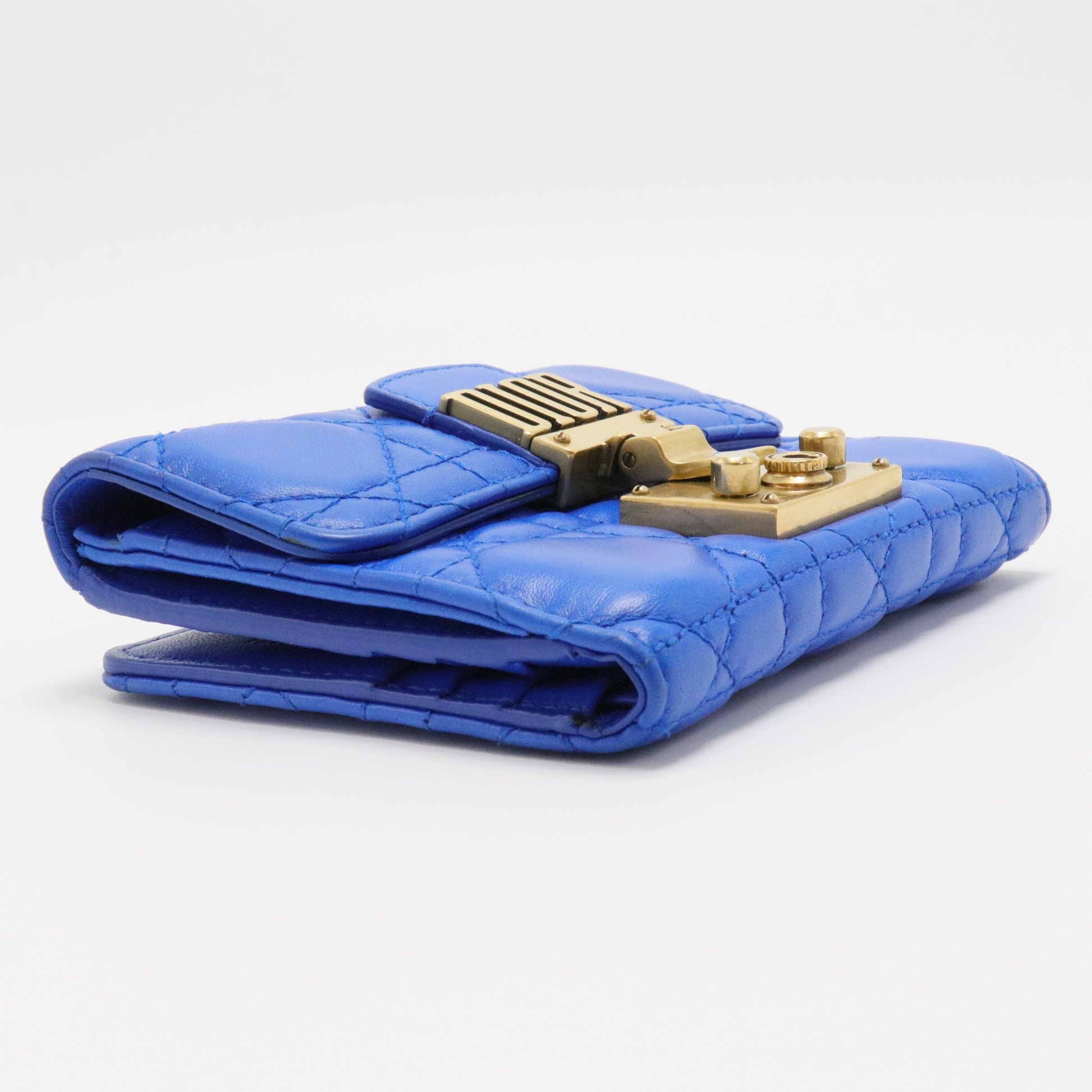 Lambskin Cannage Dioraddict Flap Wallet