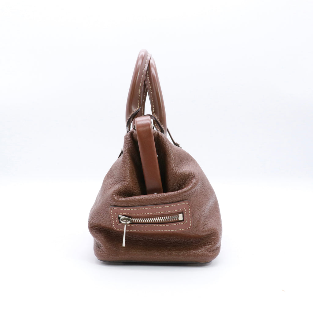 Brown Suhali Leather L'Ingenieux PM Bag twins