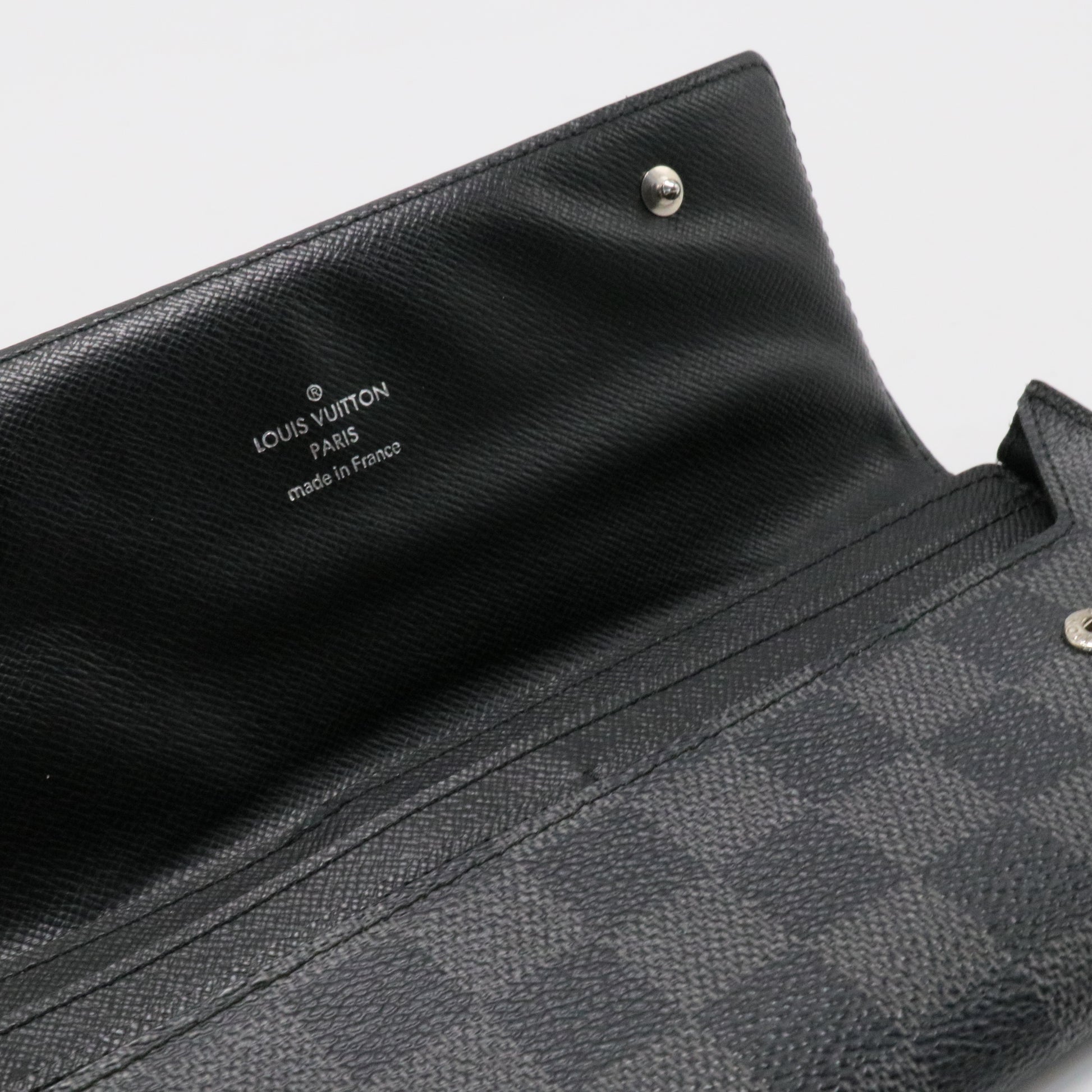 Damier Graphite Portefeuille Long Modulable Wallet