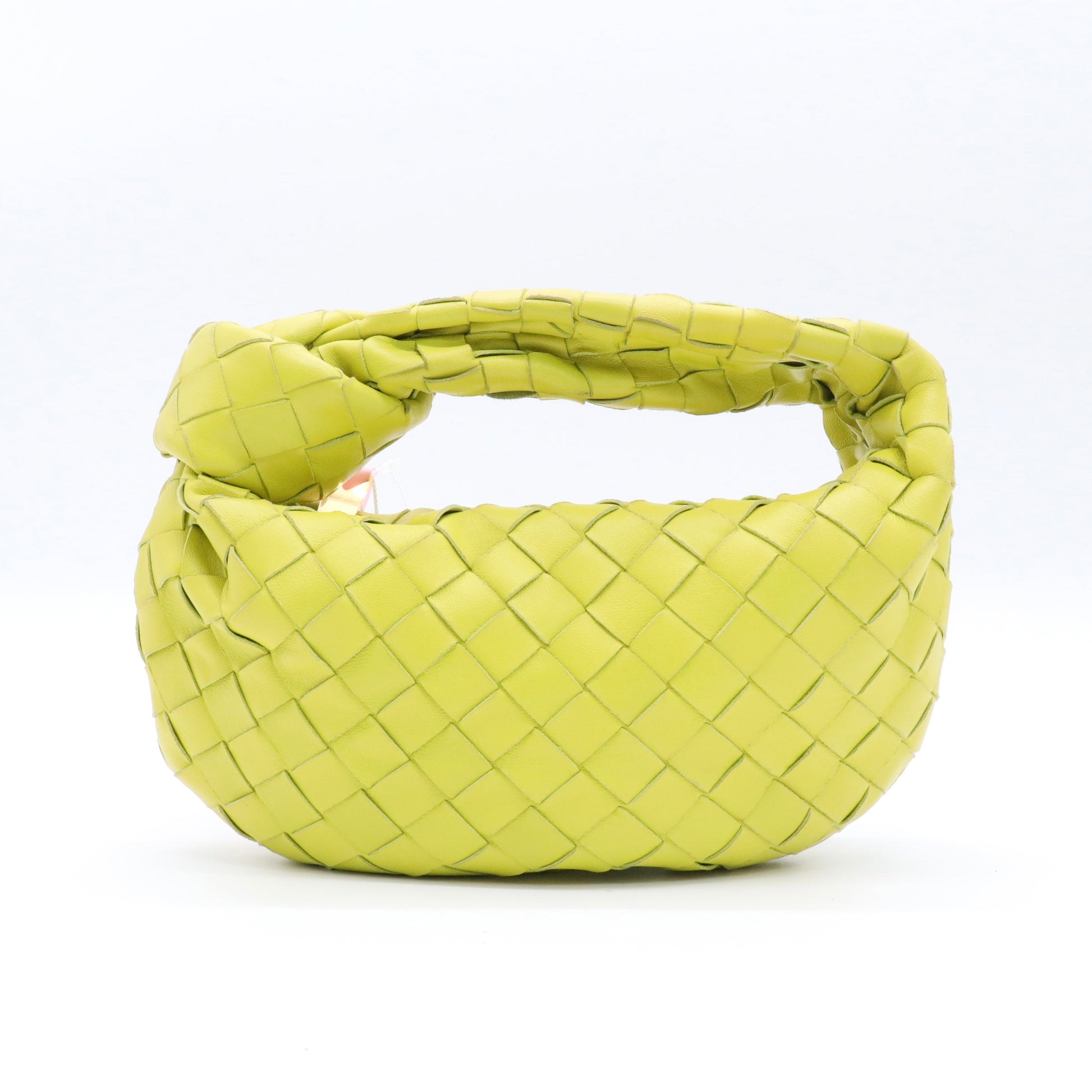 Nappa Intrecciato Mini Jodie Kiwi twins