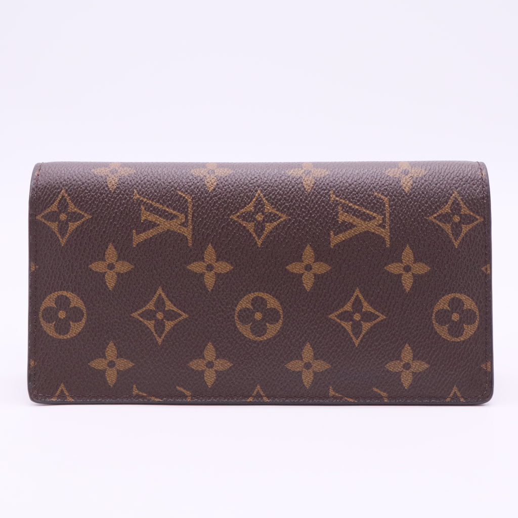 Canvas Long Sarah Continental Wallet Brown