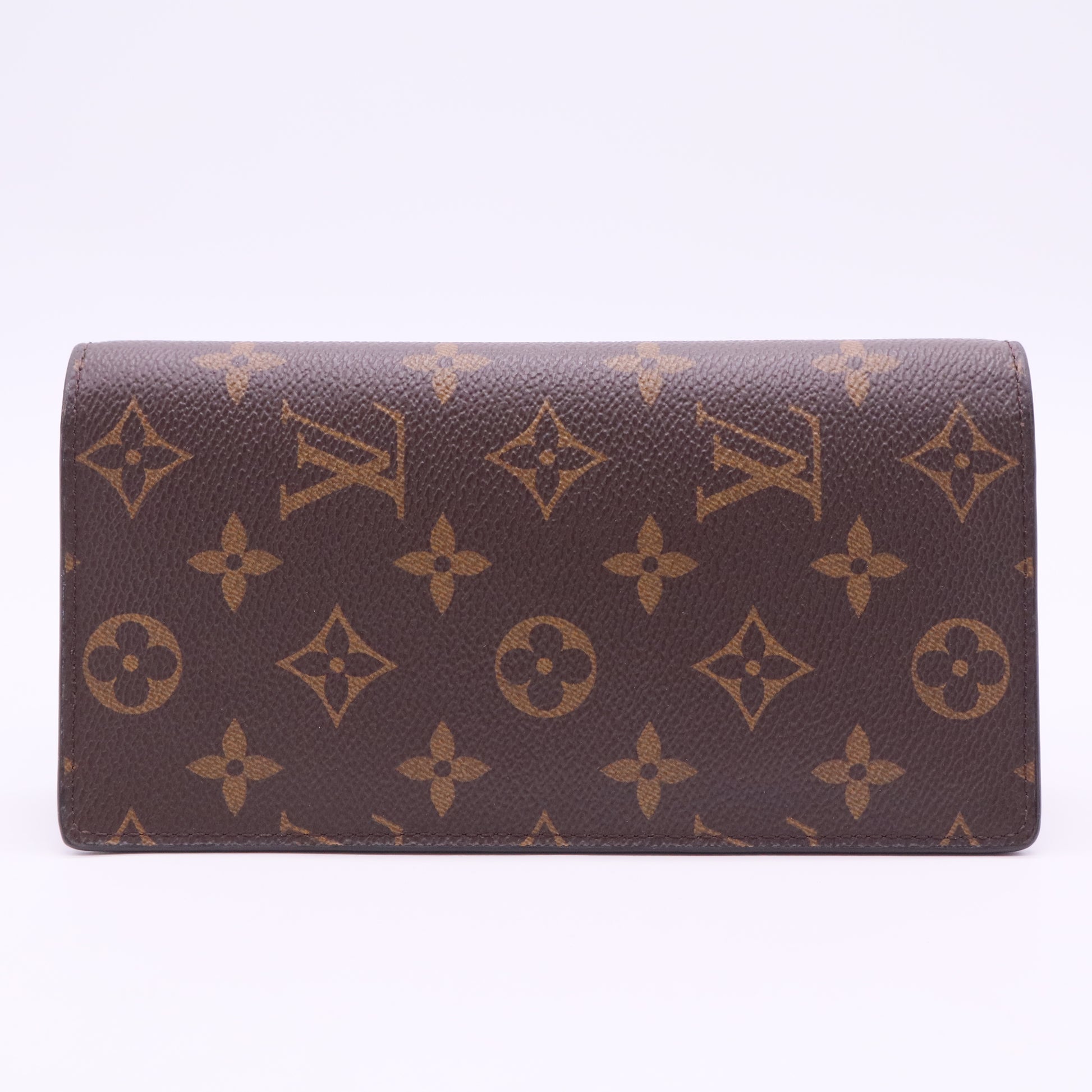 Canvas Long Sarah Continental Wallet Brown
