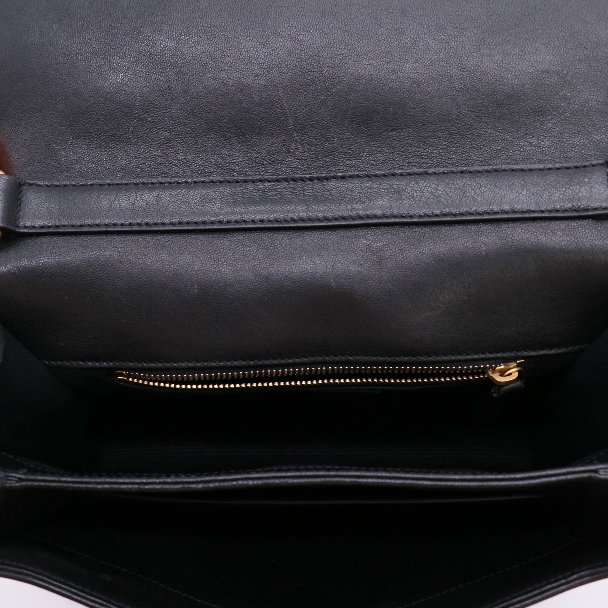 Saint Laurent Lambskin Quilted Mini Becky Chain Bag Vert Fonce twins LDZ260