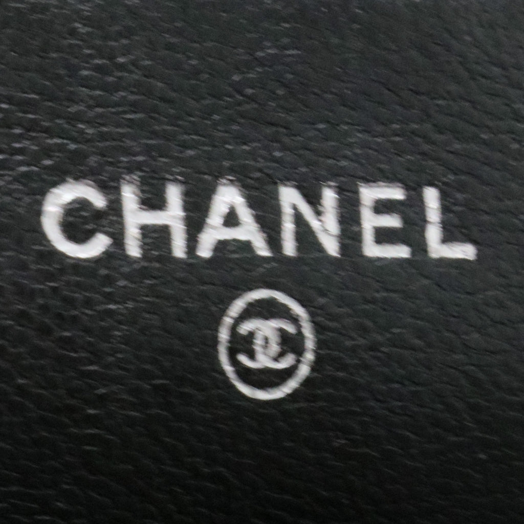 Classic Quilted WOC in Black Lambskin with Silver Hardware