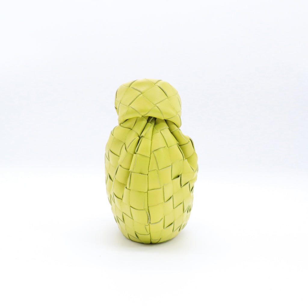 Nappa Intrecciato Mini Jodie Kiwi twins