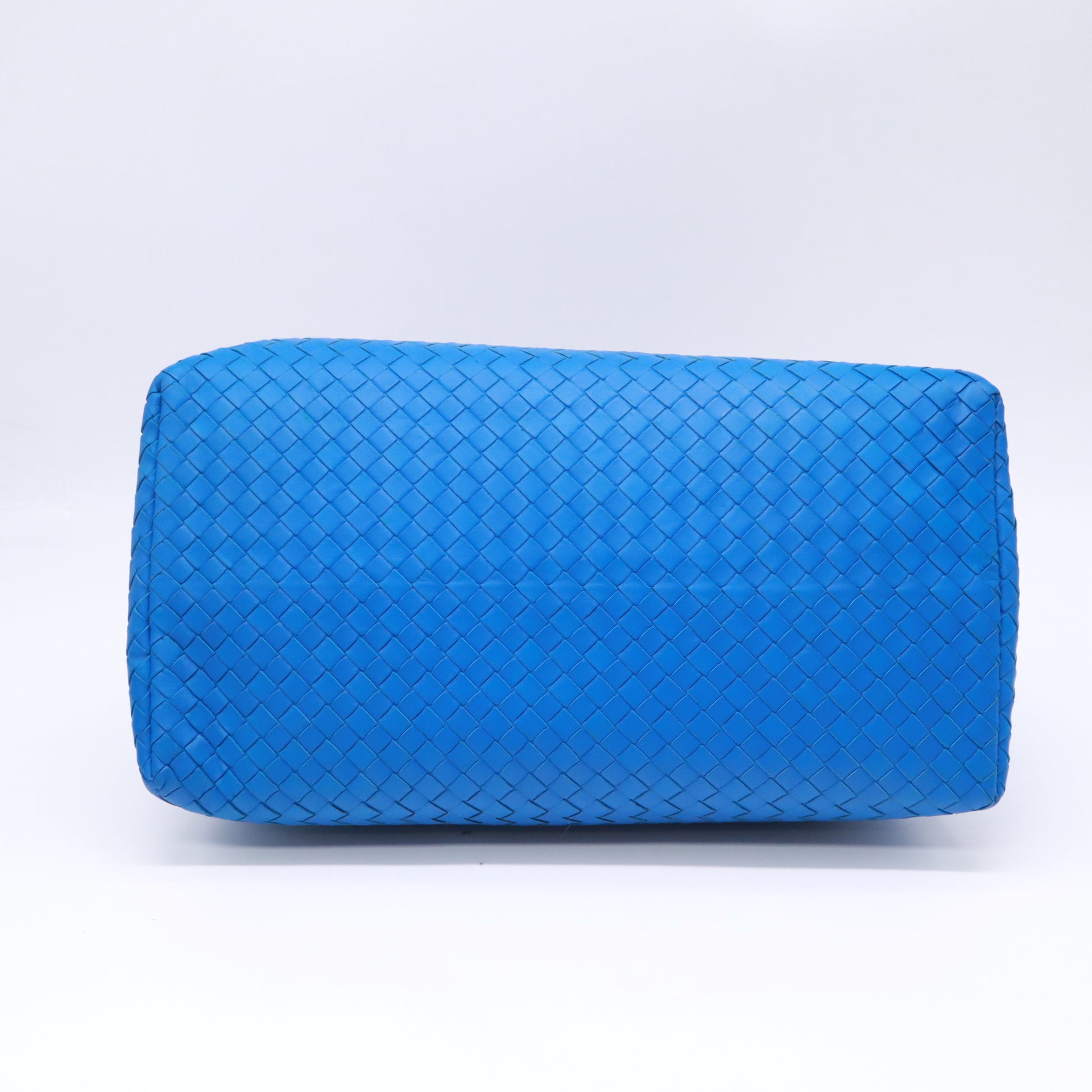 Bottega Veneta Large Roma Tote Bag Intrecciato Nappa Blue B23823