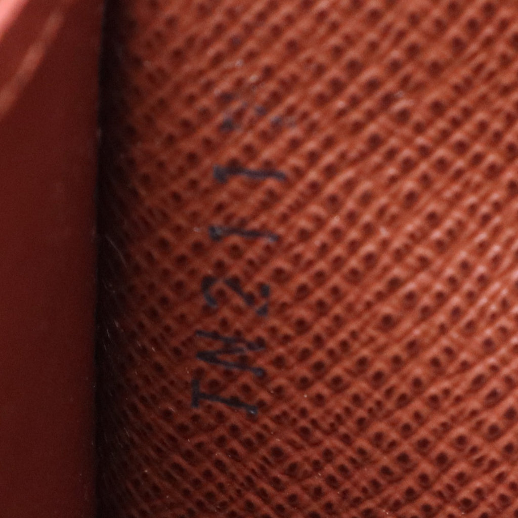 Canvas Long Sarah Continental Wallet Brown