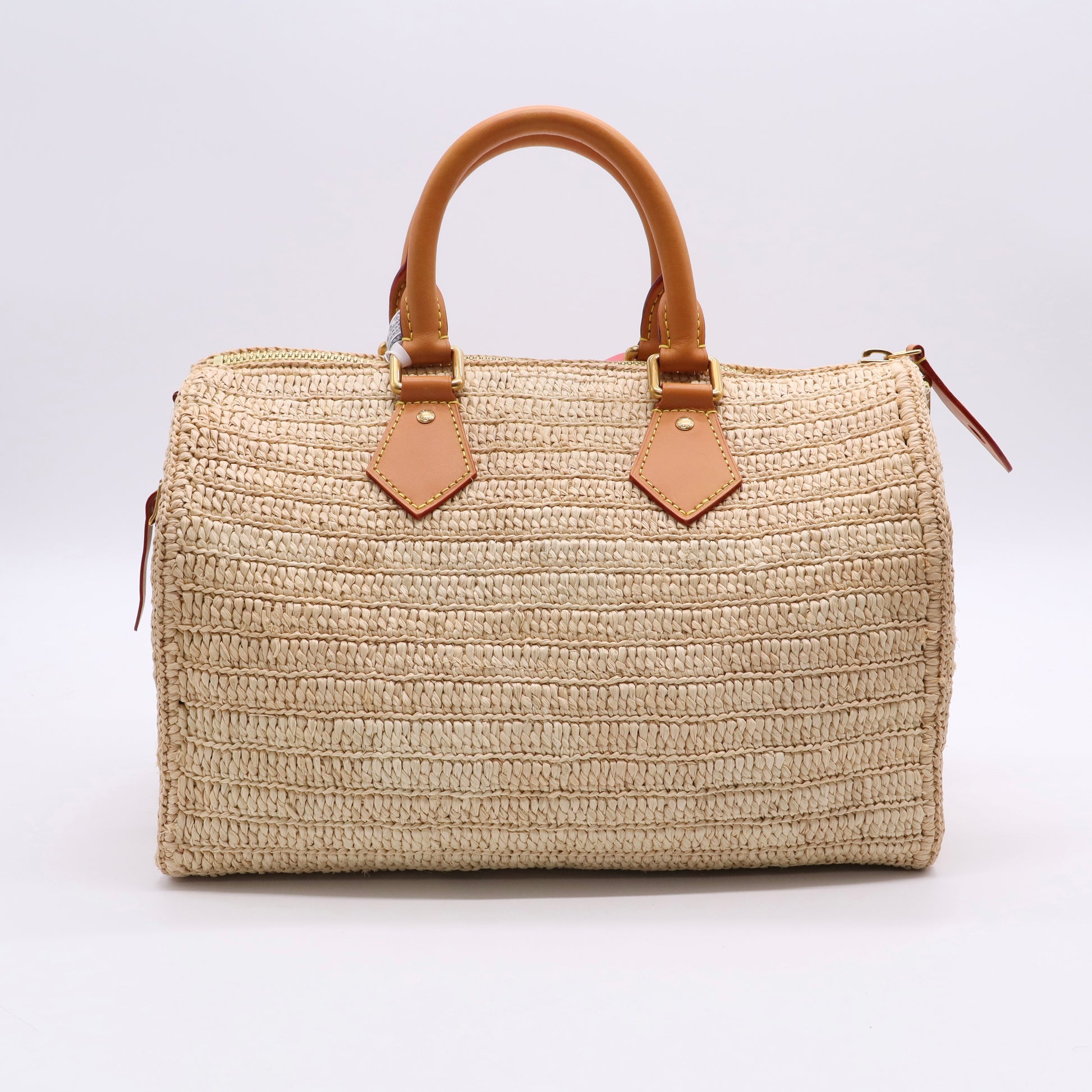 Raffia Speedy Bandoulière 30 By The Pool collection Twins LDJ2687