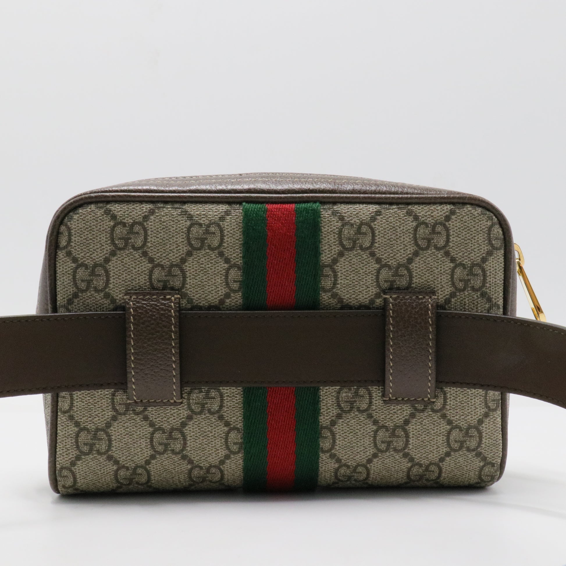 Beige Mini Ophidia GG Printed Camera Bag