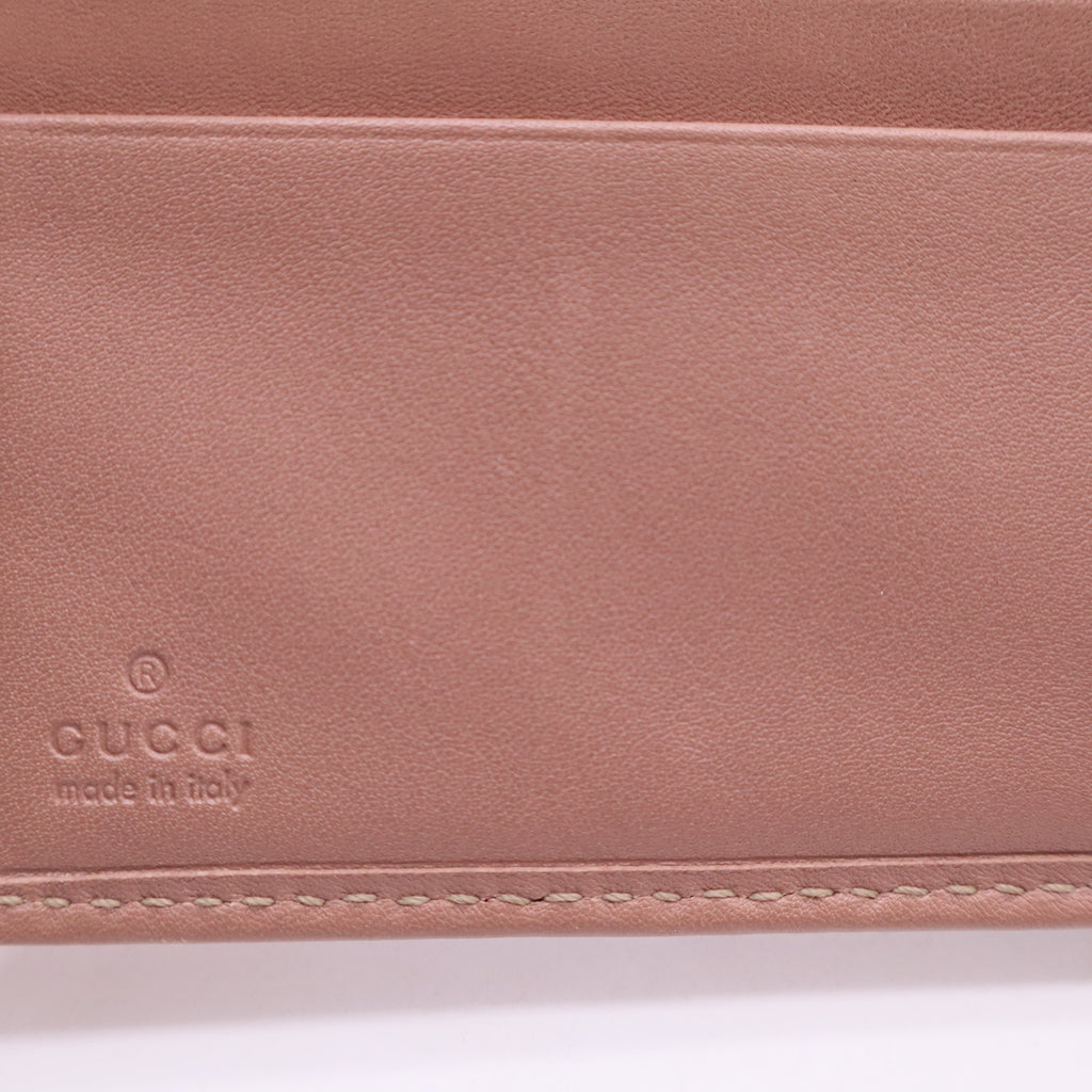 GG Canvas Bifold Wallet Brown Beige