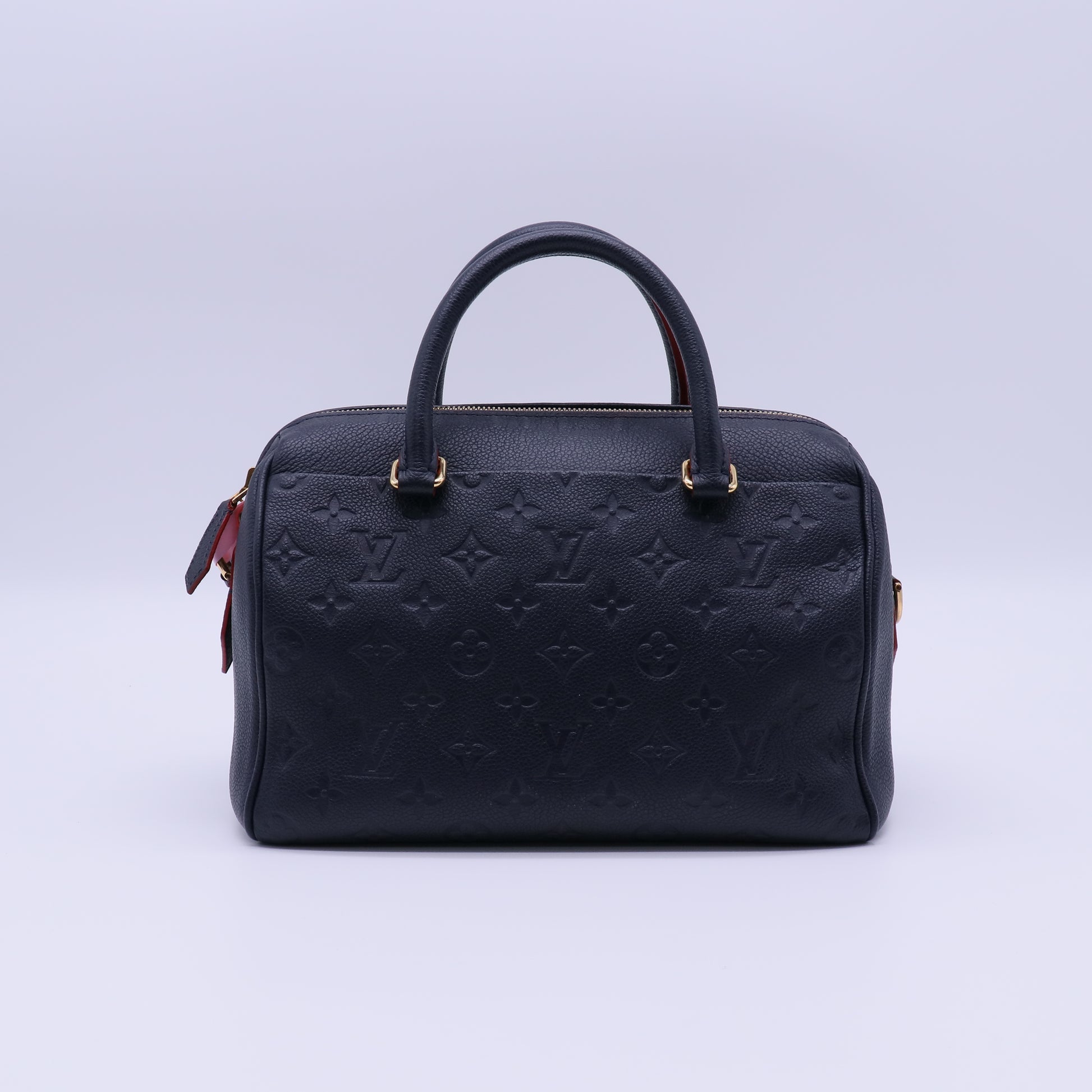Louis Vuitton Empreinte Speedy Bandouliere 25 NM Marine Rouge twins LDJ4017