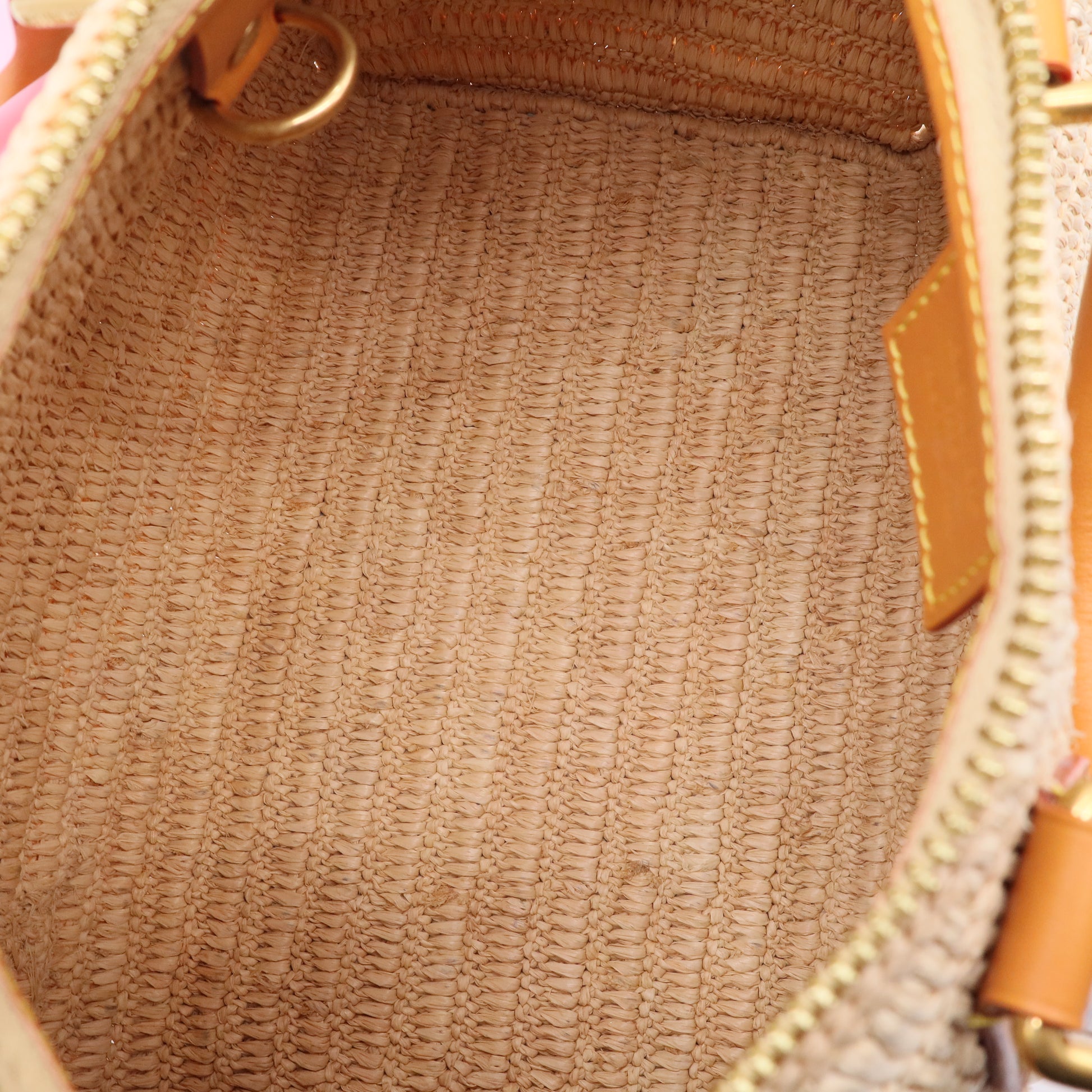 Raffia Speedy Bandoulière 30 By The Pool collection Twins LDJ2687