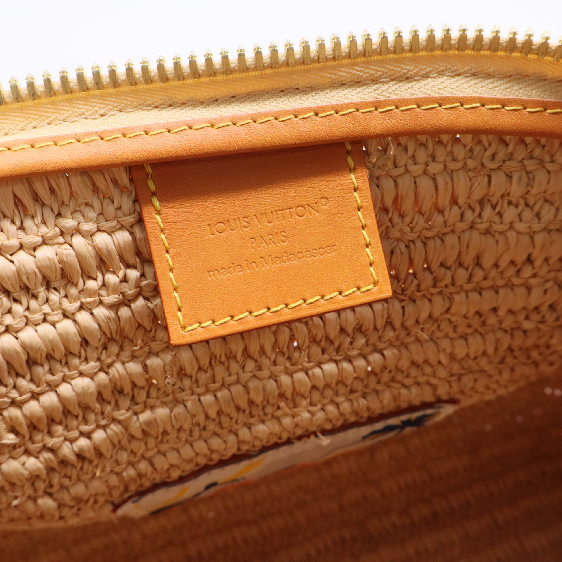 Raffia Speedy Bandoulière 30 By The Pool collection Twins LDJ2687