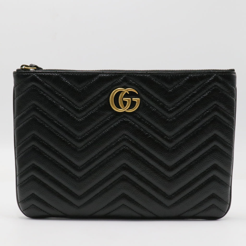 GG Marmont Clutch Matelasse Leather