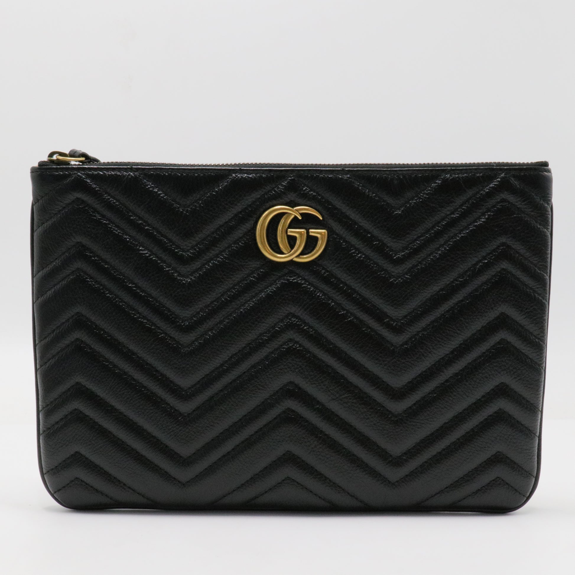 GG Marmont Clutch Matelasse Leather