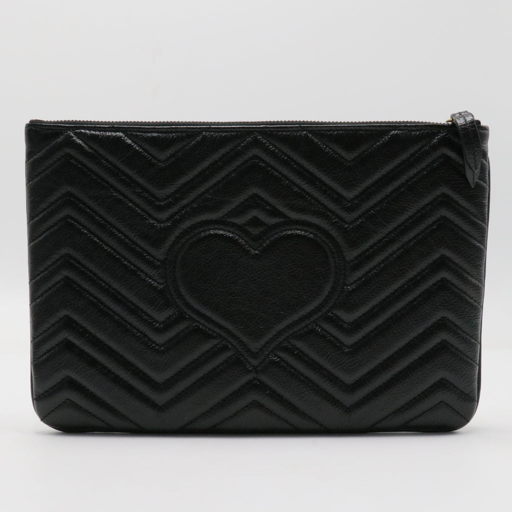 GG Marmont Clutch Matelasse Leather