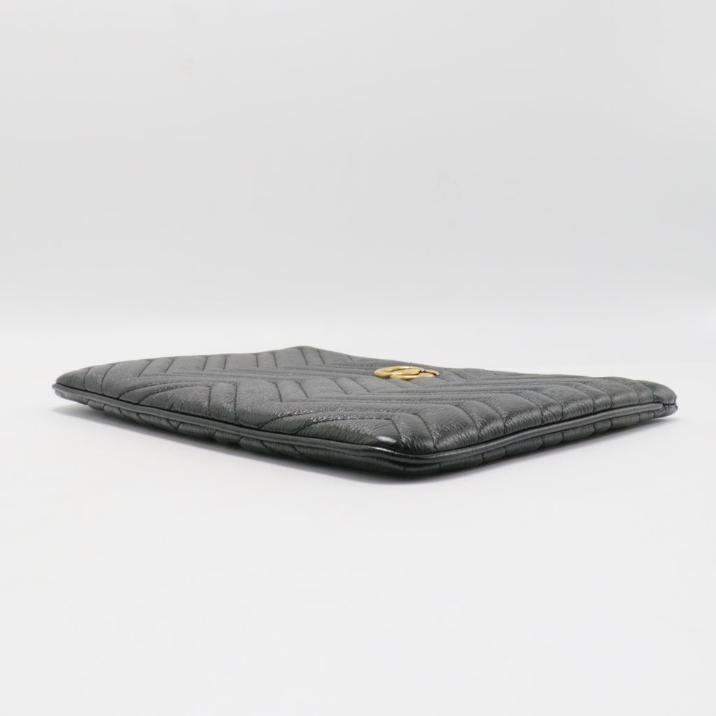 GG Marmont Clutch Matelasse Leather