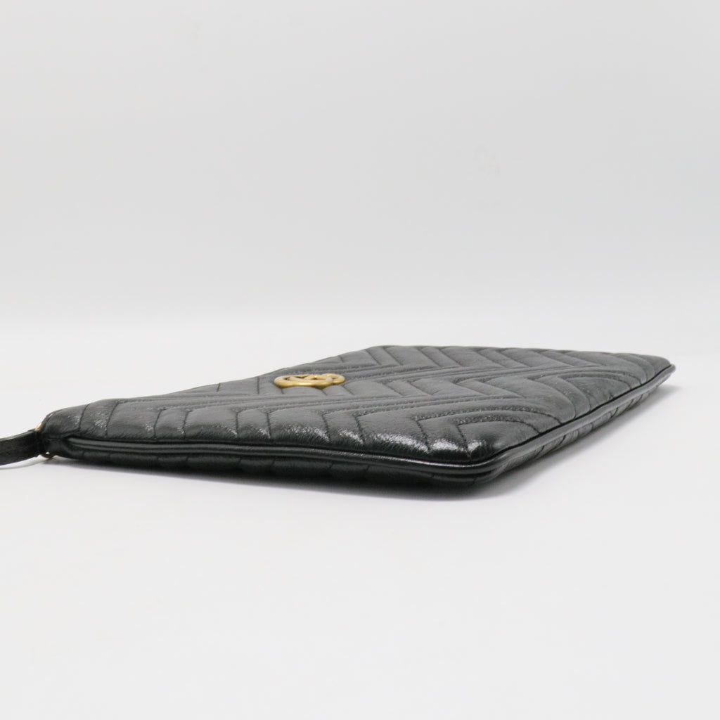 GG Marmont Clutch Matelasse Leather