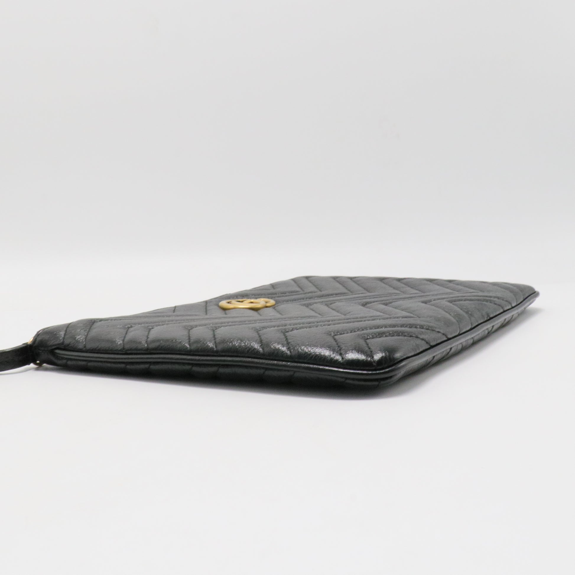 GG Marmont Clutch Matelasse Leather