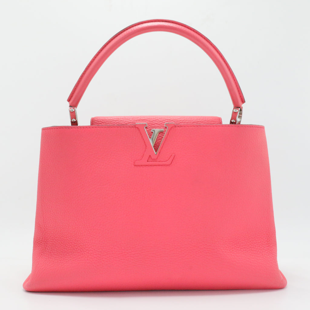 Python-Trimmed Taurillon Capucines MM