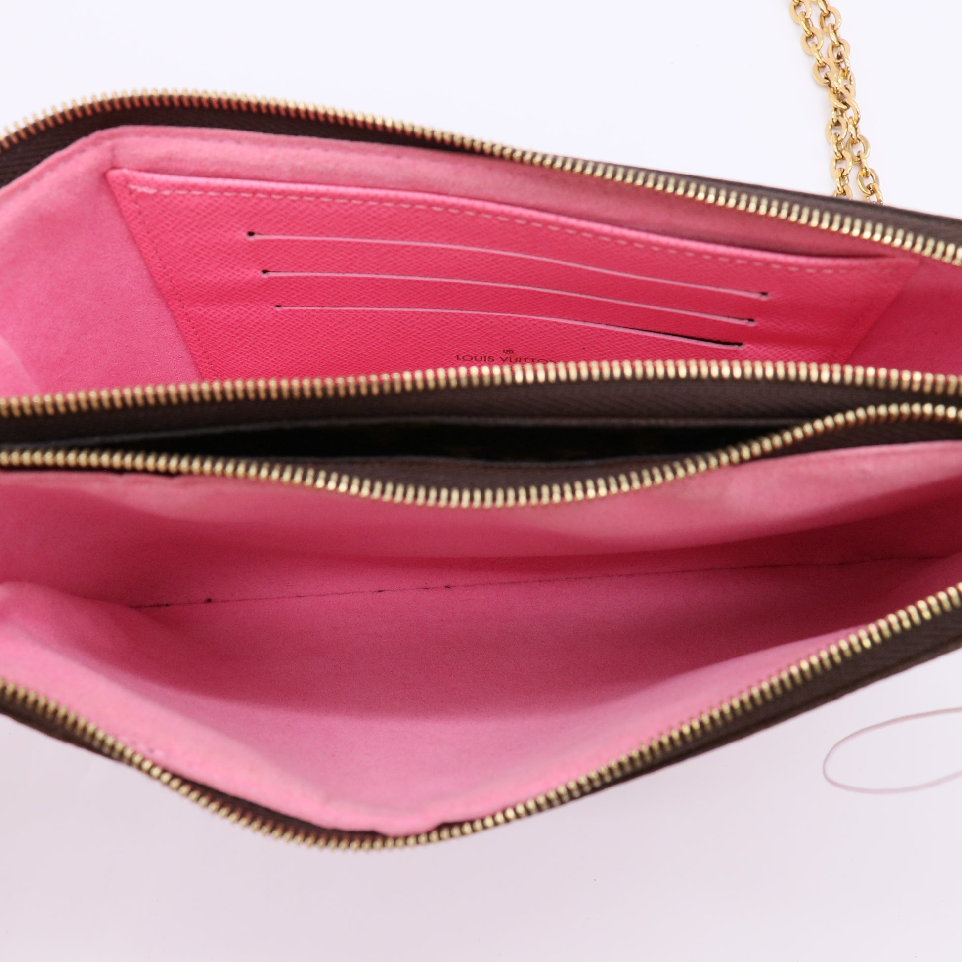 Louis Vuitton Limited Edition Monogram Canvas Christmas Animation Double Zip Pochette Bag twins LDZ243