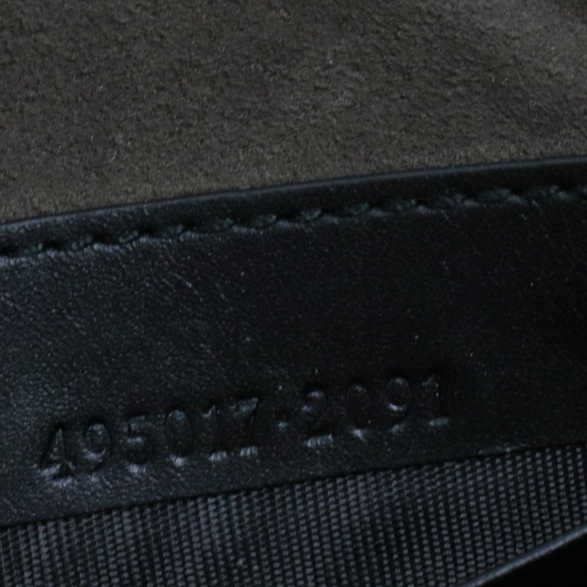 GG Supreme Monogram Zip Wristlet Pouch