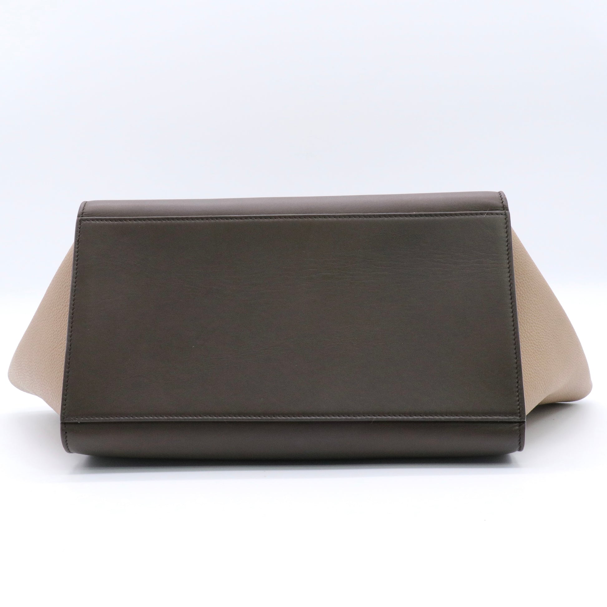 Trapeze Leather Handbag Spring twins