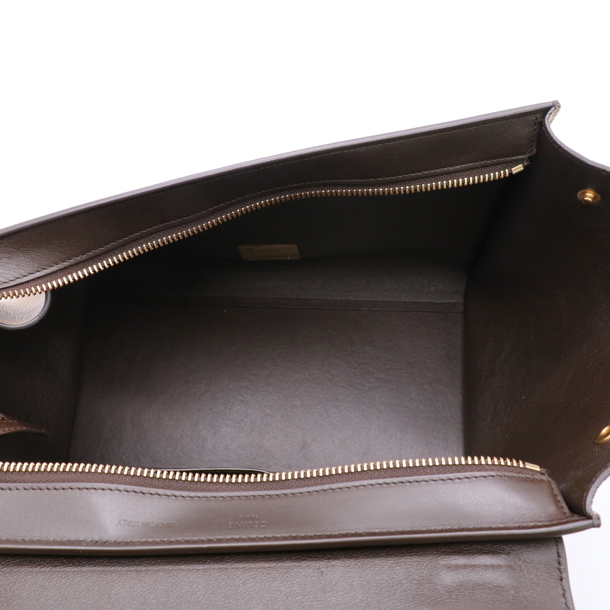 Trapeze Leather Handbag Spring twins