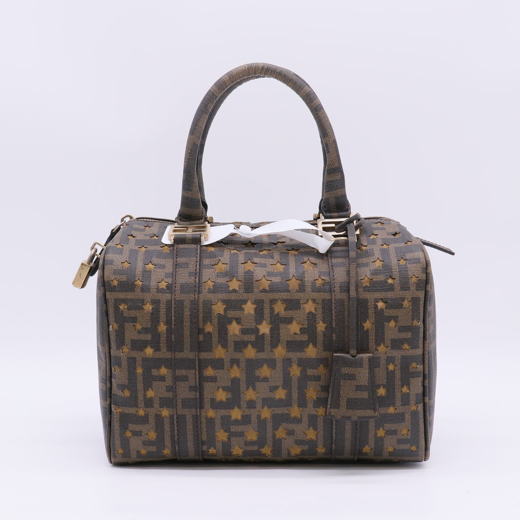 Boston Bag Zucca Coated Canvas Twins B23835
