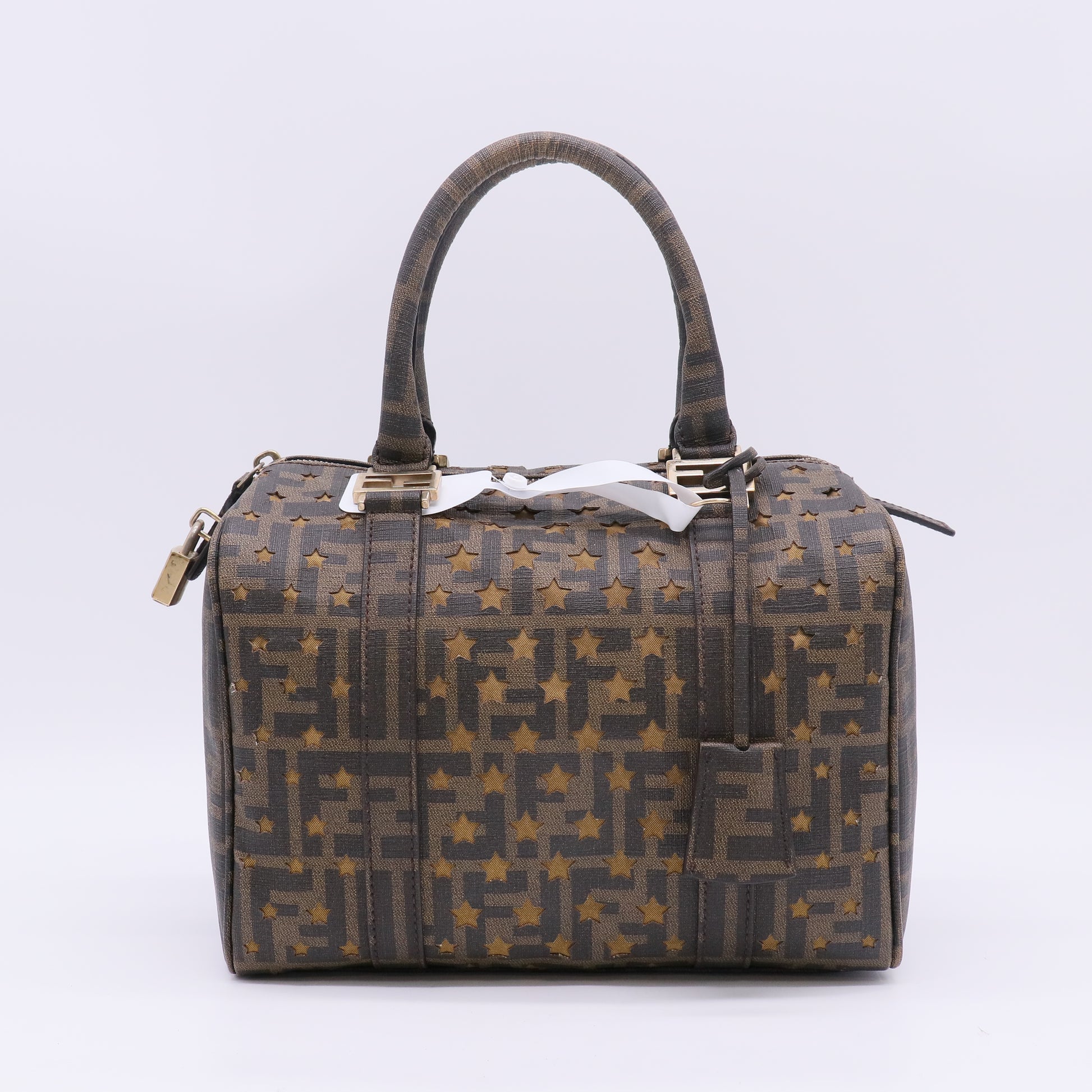 Boston Bag Zucca Coated Canvas Twins B23835