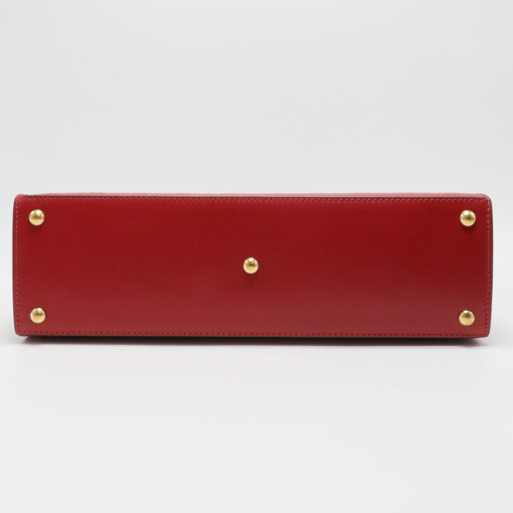 Guccissima Signature Medium Padlock Top Handle Bag