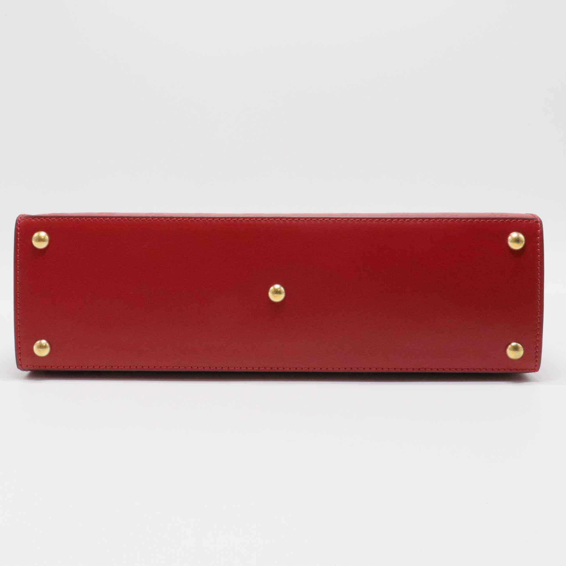Guccissima Signature Medium Padlock Top Handle Bag