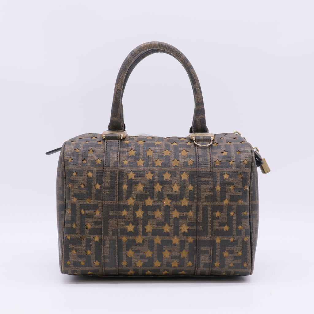 Boston Bag Zucca Coated Canvas Twins B23835