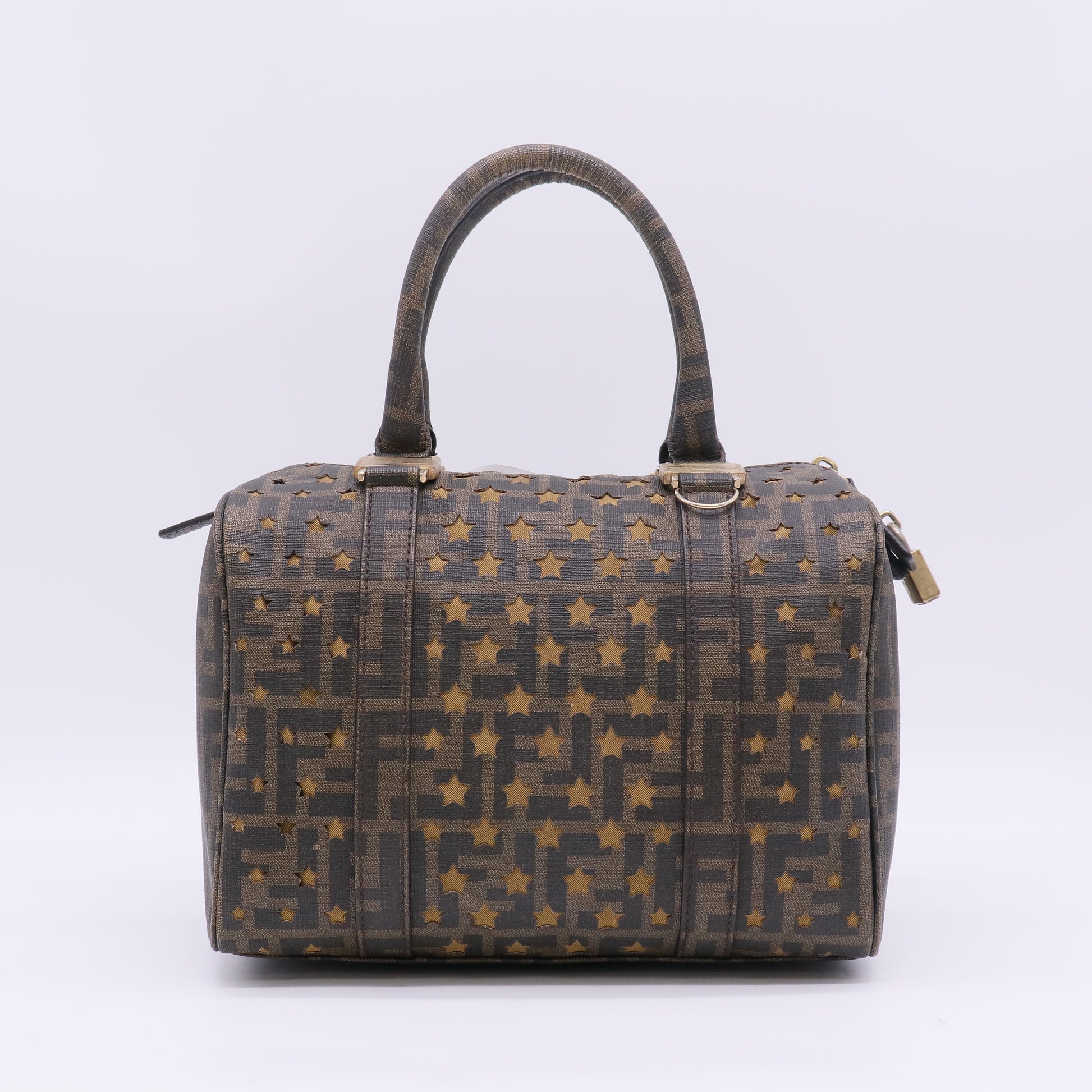 Boston Bag Zucca Coated Canvas Twins B23835