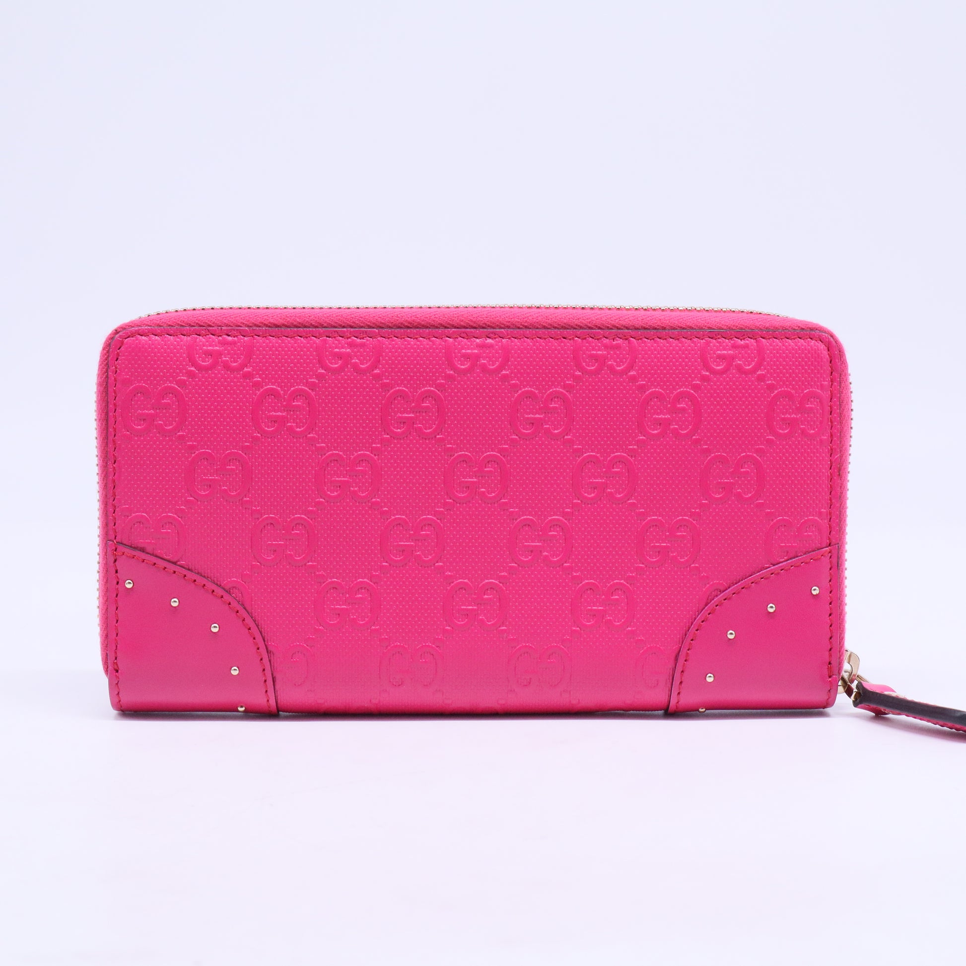 Bright Diamante GG Monogram Zippy Wallet W20634
