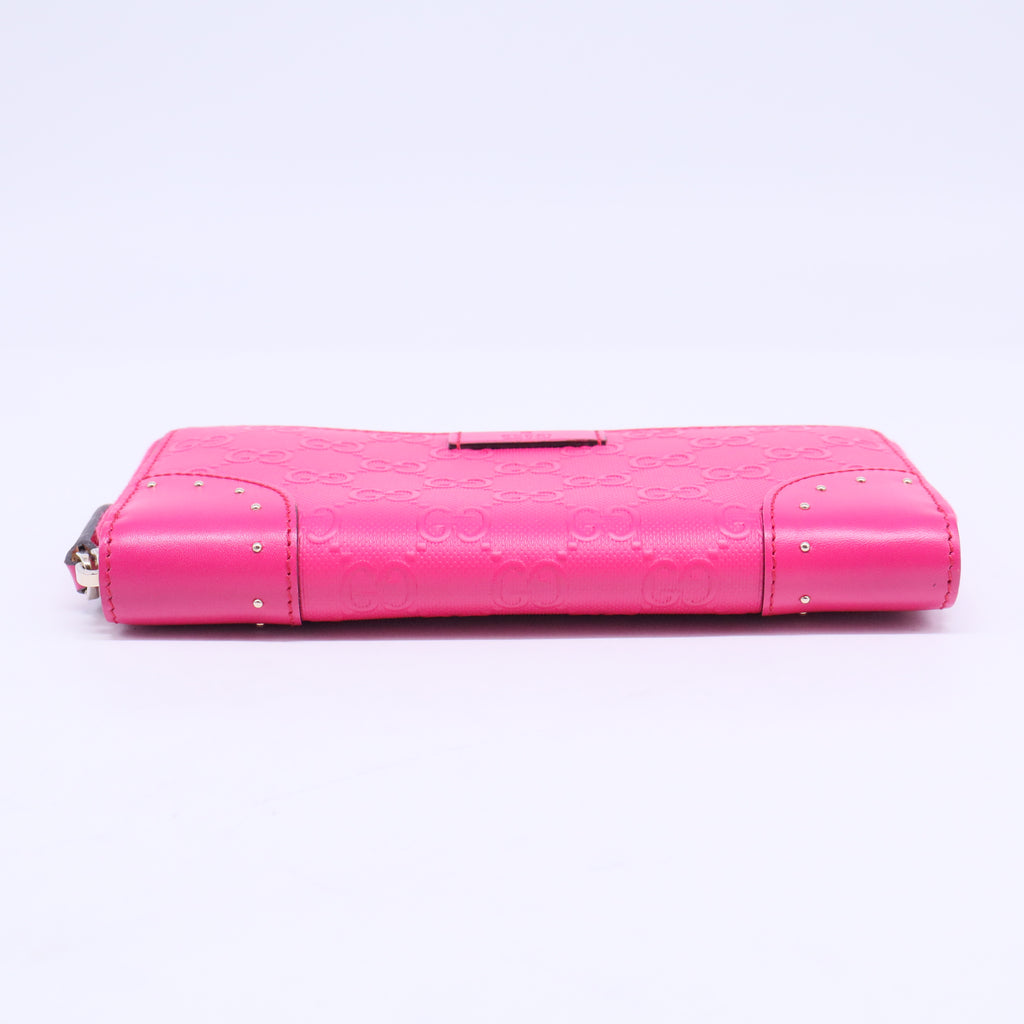 Bright Diamante GG Monogram Zippy Wallet W20634