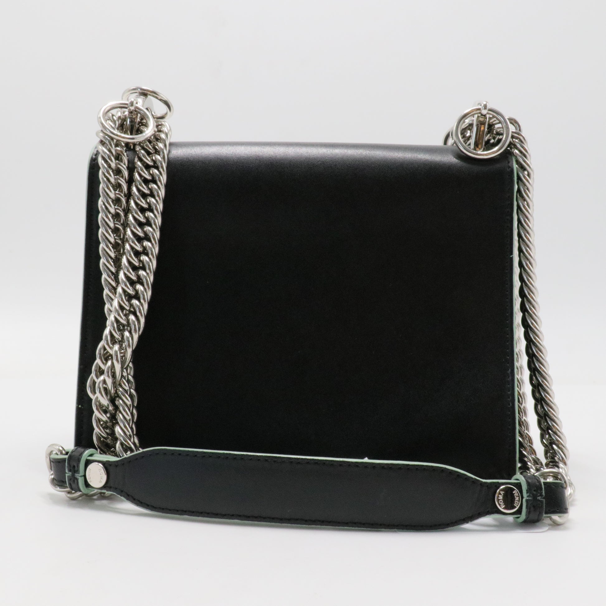 Scalloped Studded Pearl Small Kan I Shoulder Bag