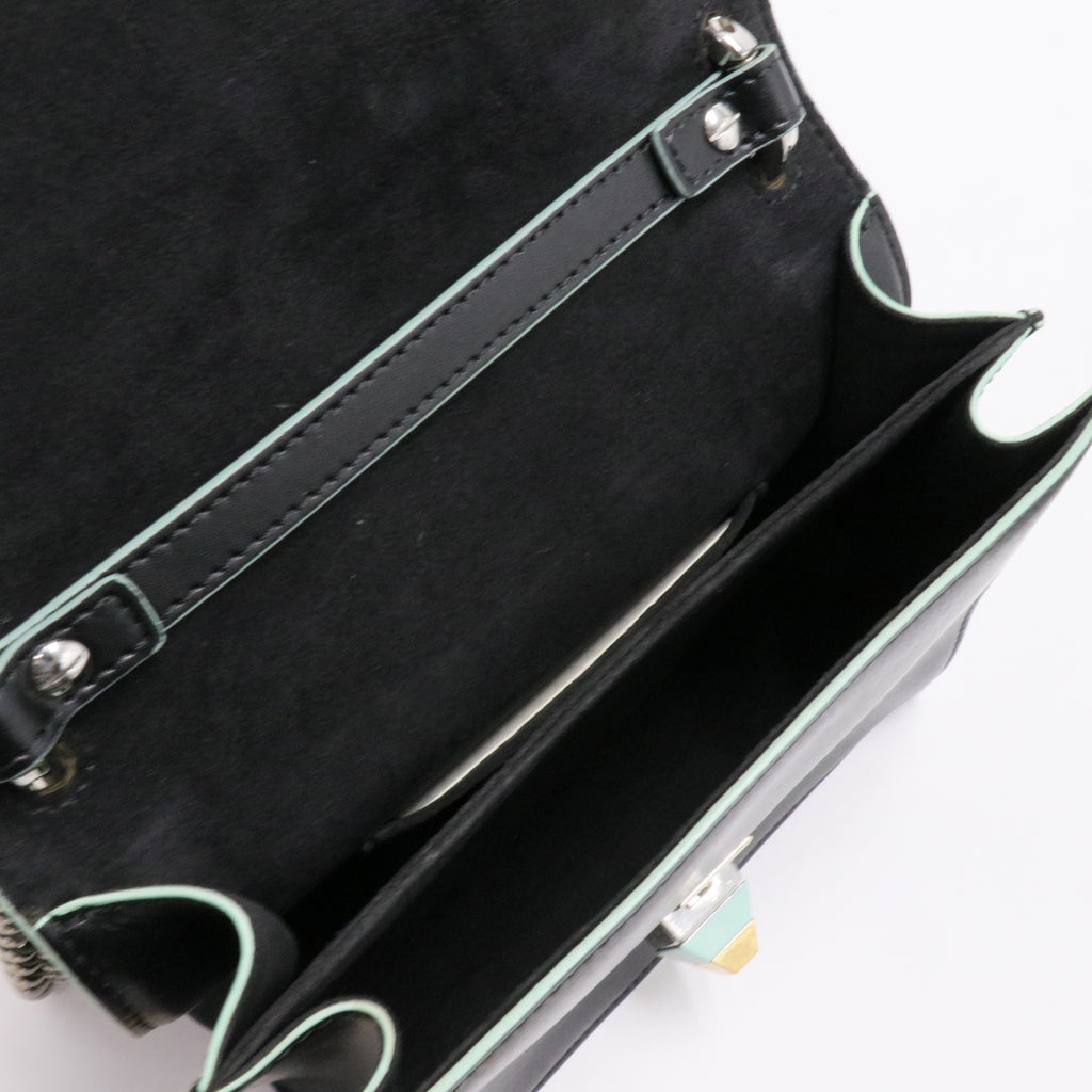 Scalloped Studded Pearl Small Kan I Shoulder Bag